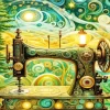 Sewing Machine Art Diamond Painting