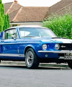 Shelby Mustang Blue Art Diamond Painting