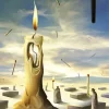 Surrealism Candle Diamond Painting