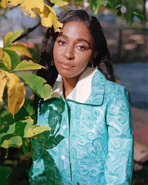 the actress Ayo Edebiri Diamond Paintings The Actress Ayo Edebiri Diamond Painting