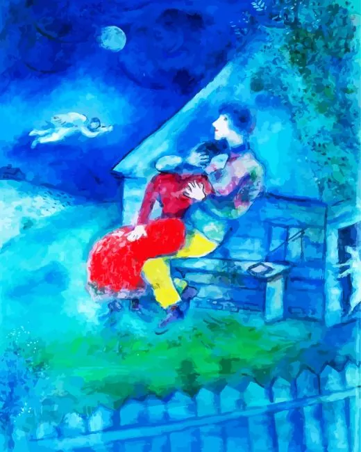 the lovers marc chagall Diamond Paints The Lovers Marc Chagall Diamond Painting