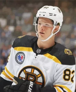 Trent Frederic Boston Bruins Diamond Painting