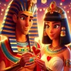 Valentine Egyptian Couple Diamond Painting