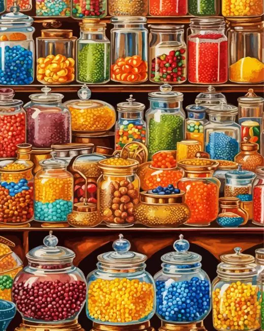 vintage candy shop Diamond Paintings Vintage Candy Shop Diamond Painting