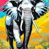 White Elephant Diamond Painting