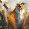Wild Owlbear Diamond Painting