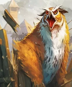 Wild Owlbear Diamond Painting