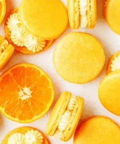 Yellow Lemon Macaron Diamond Painting