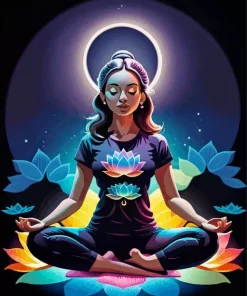 Yoga Lady Diamond Painting