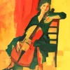 Cello Woman Art Diamond Painting