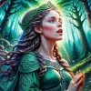 Celtic Forest Princess Diamond Painting
