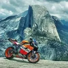 Motorcycle at Yosemite Diamond Painting