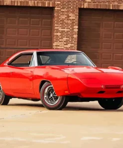 Red Charger Daytona Diamond Painting