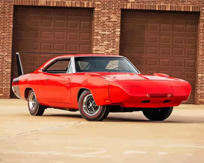 Red Charger Daytona Diamond Paintings Red Charger Daytona Diamond Painting