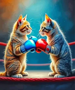The Boxer Cat Diamond Painting