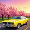 Yellow Charger Diamond Painting