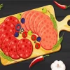 Charcuterie Art Diamond Painting