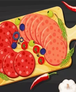 Charcuterie Art Diamond Painting