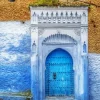 Chefchaouen Traditional Door Diamond Painting