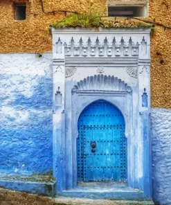 Chefchaouen Traditional Door Diamond Painting