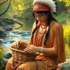 Cherokee Girl Diamond Painting
