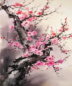 Cherry Blossom Branch Diamond Painting