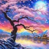 Cherry Blossom Japan Diamond Painting