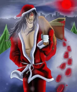Christmas Alucard Santa Diamond Painting