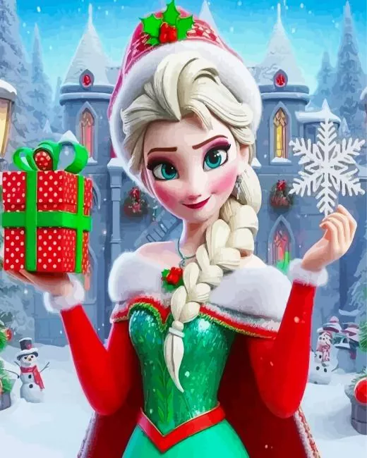 Christmas Elsa Diamond Paintings Christmas Elsa Diamond Painting