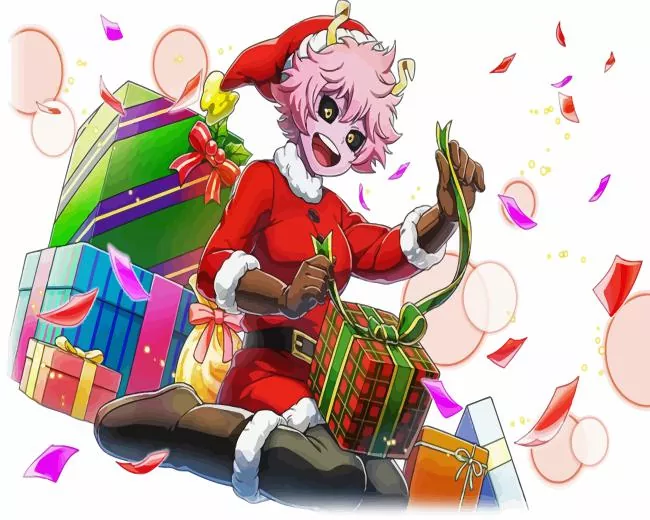 Christmas Mina Ashido Diamond Paintings Christmas Mina Ashido Diamond Painting