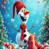 Christmas Olaf Diamond Painting