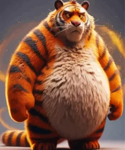 Chubby Tiger Diamond Painting