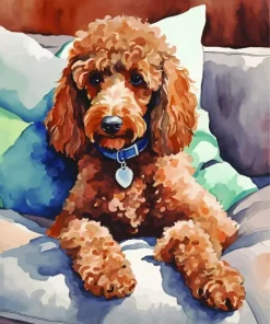 Cinnamon Poodle Diamond Painting