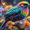Colorful Bird Diamond Painting