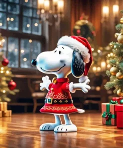 Cool Snoopy Christmas Diamond Painting