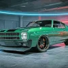 Green Chevrolet Chevelle Diamond Painting