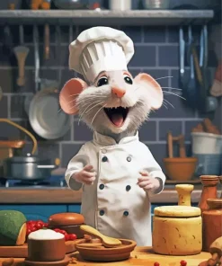 Little Mouse Chef Diamond Painting