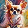 Long Hair Chihuahua Diamond Painting
