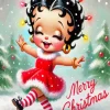 Merry Christmas Betty Boop Diamond Painting