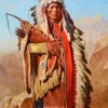 Native American Warrior Diamond Painting
