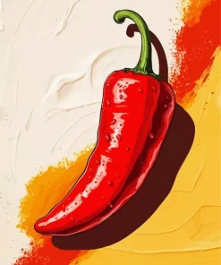 Red Chilli Pepper Diamond Painting