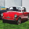Red Vintage Car Diamond Painting