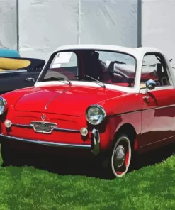 Red Vintage Car Diamond Painting