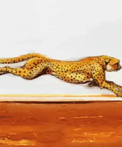 Running Cheetah Diamond Painting
