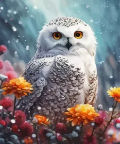 Snowy Owl Diamond Painting