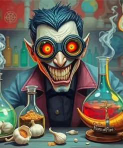 Vampire chemist Diamond Painting