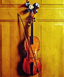 Vintage Violin Diamond Painting