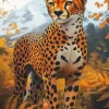 Wild Cheetah Art Diamond Painting