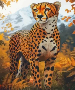Wild Cheetah Art Diamond Painting