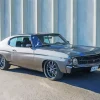 Grey Chevrolet Chevelle Diamond Painting